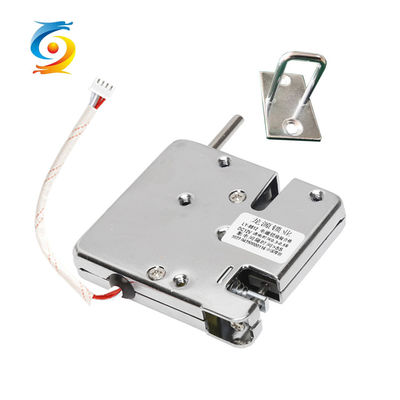 quality Khóa tủ tự động DC 24v 12v Khóa điện tử từ tính màu bạc factory
